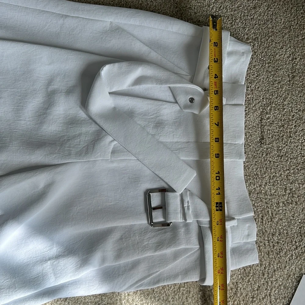 New Michael Kors belted crepe trousers